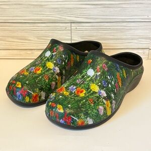Backdoorshoes Meadow Garden Clogs Women's Waterproof Lightweight Mules Size 8.5